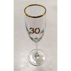 Бокал для шампанского "30 лет", 170 мл