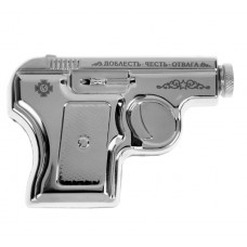 Фляжка-пистолет "Доблесть, честь, отвага", 150 мл